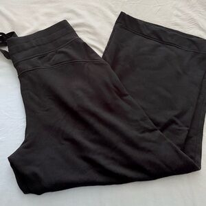 Athleta Black Wide Leg Lounge Pants Small Petite
